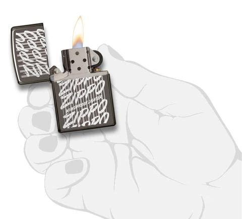 Personalized American Classic Elegant Design Lighter Zippo - Free Engraving - Christmas, Halloween & Valentines Day Gift (Gold HP)