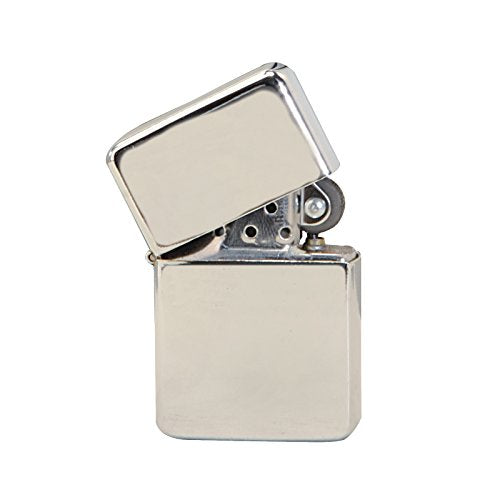 Thirsty Rhino Klik, Windproof Refillable Oil Wick Lighter with Vintage Flip Top and Aluminum Gift Case