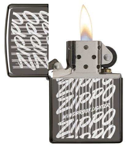 Personalized American Classic Elegant Design Lighter Zippo - Free Engraving - Christmas, Halloween & Valentines Day Gift (Gold HP)