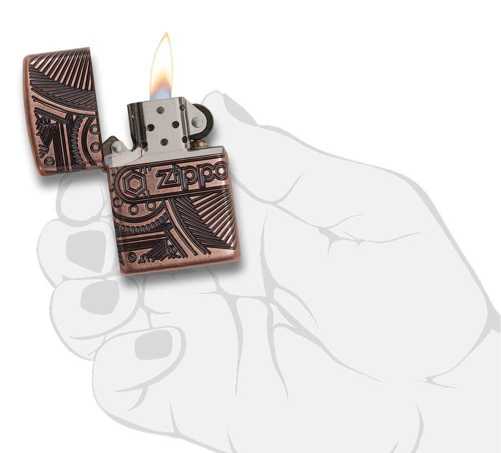 Zippo Armor Deep Carve Lighters