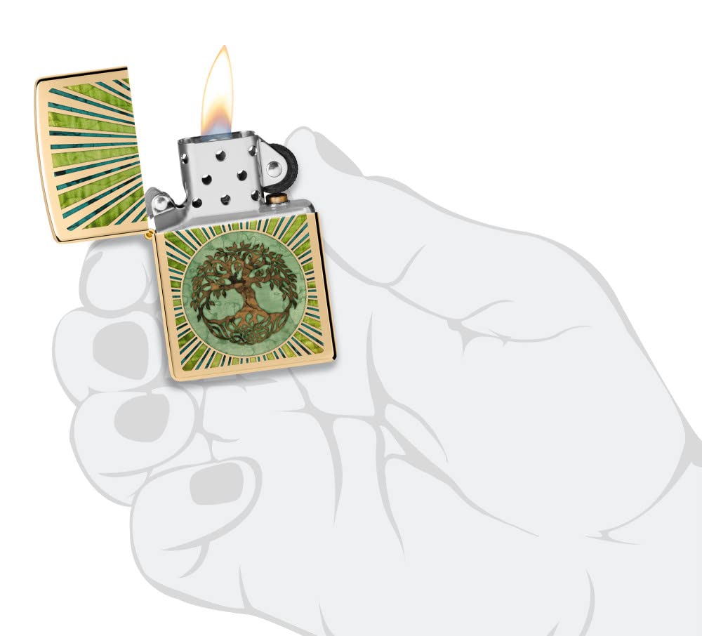 Zippo Armor Tree of Life Design Pocket Lighter