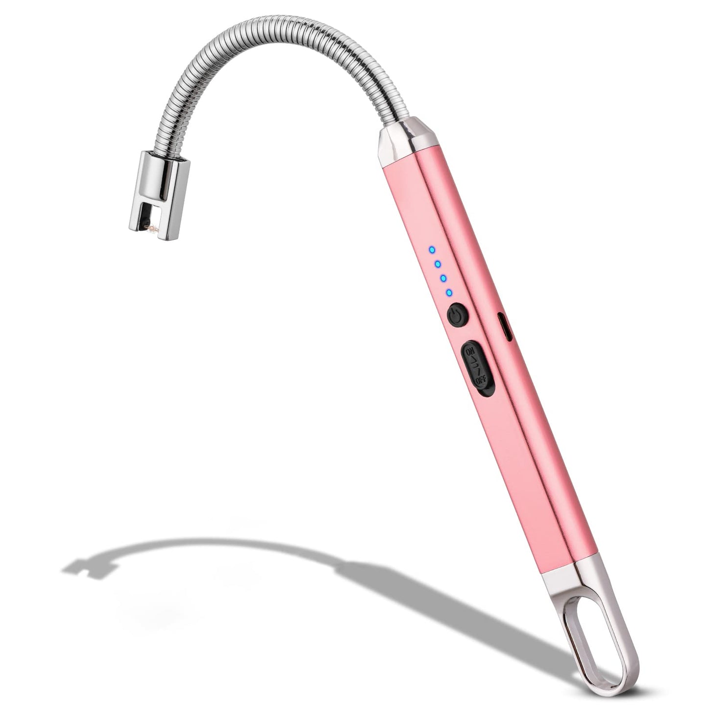Electric Candle Lighter Birthday Father‘s Day Gifts for Mom from Daughter Son, USB Arc Rechargeable Windproof Long Lighter for Candle, Gift for Mom Women Men Wife Sister