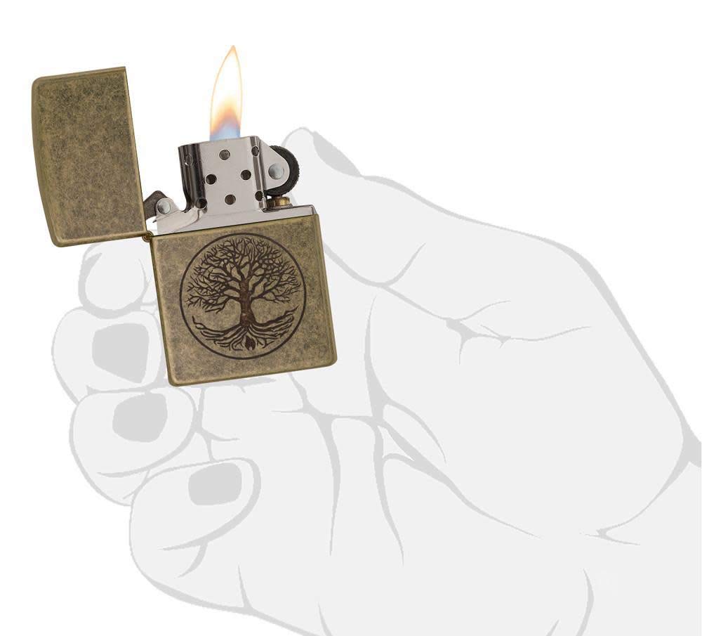 Zippo Armor Tree of Life Design Pocket Lighter