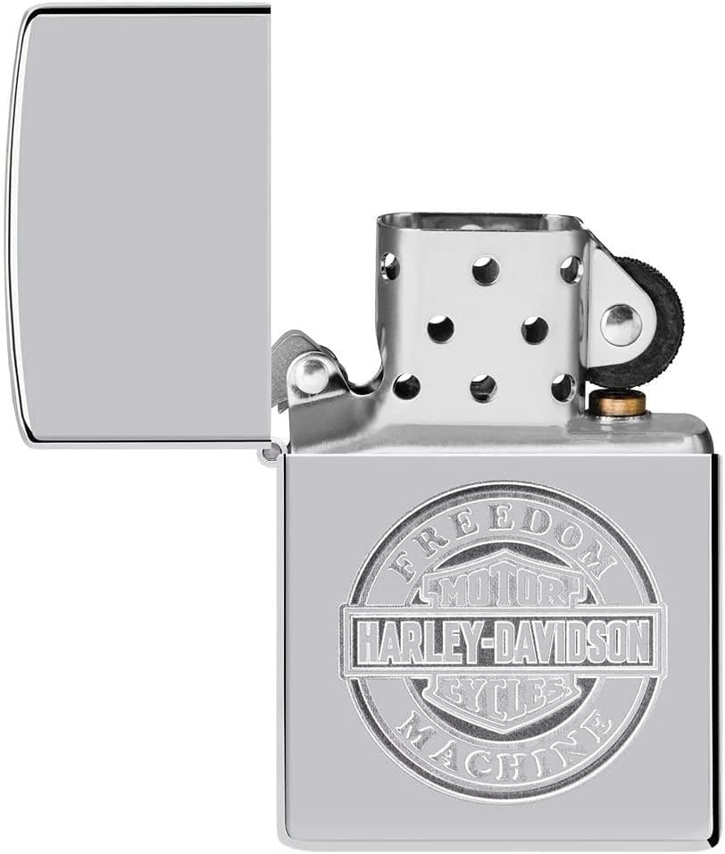 Personalized Freedom Machine, Harley-Davidson Zippo Lighter - Christmas, Halloween & Valentines Day Gift