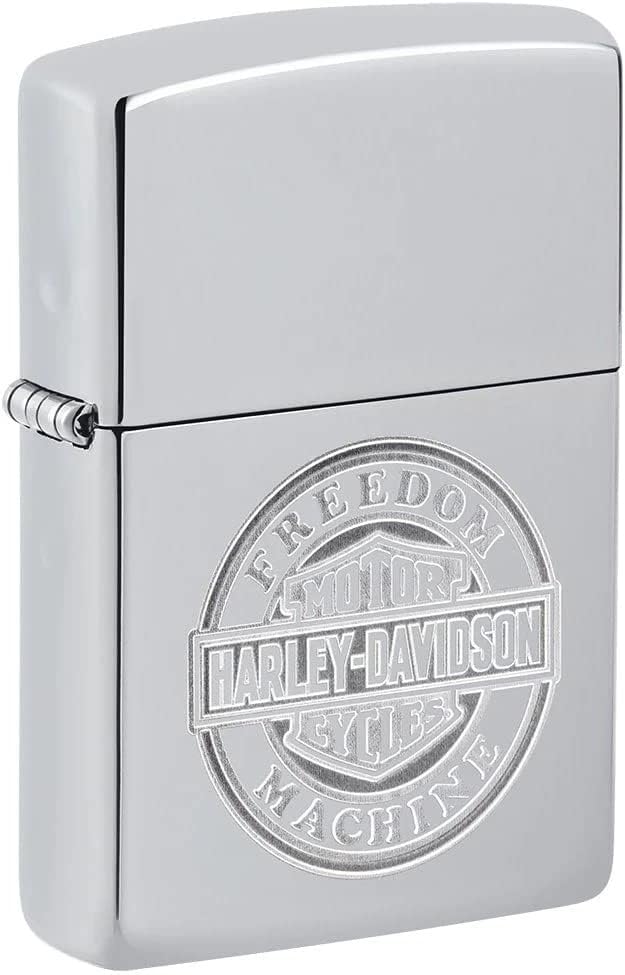 Personalized Freedom Machine, Harley-Davidson Zippo Lighter - Christmas, Halloween & Valentines Day Gift