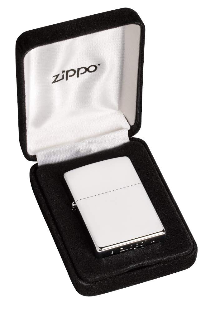 Zippo Brushed Sterling Silver Lighter
