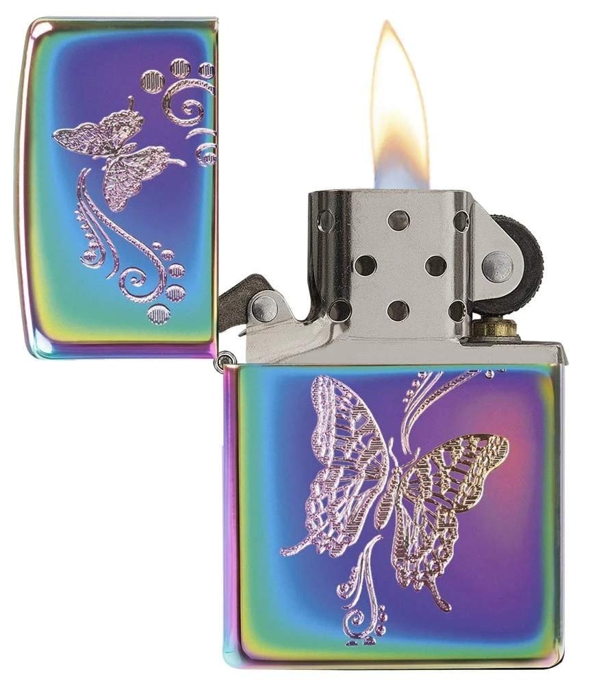 Personalized American Classic Elegant Design Lighter Zippo - Free Engraving - Christmas, Halloween & Valentines Day Gift (Gold HP)