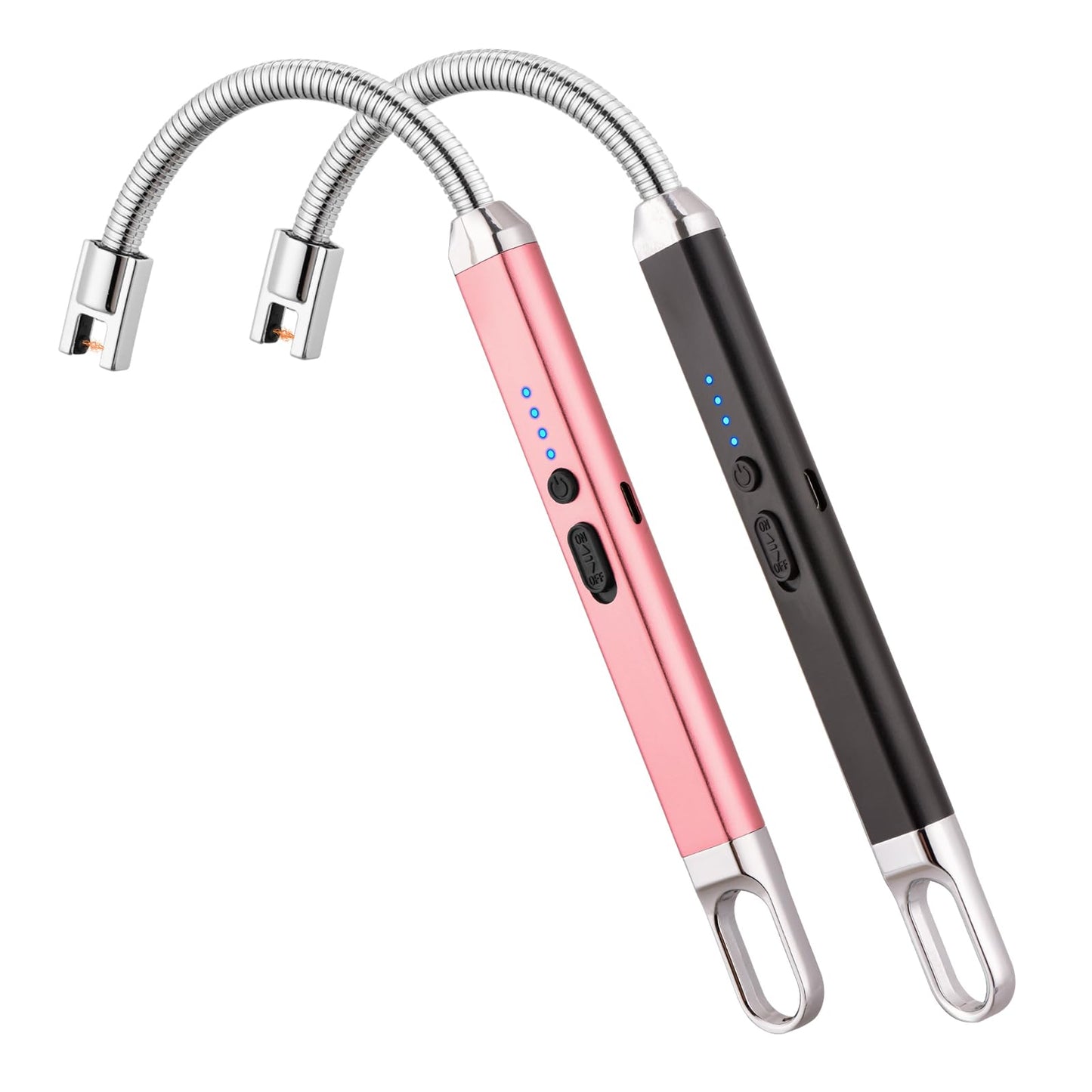 Electric Candle Lighter Birthday Father‘s Day Gifts for Mom from Daughter Son, USB Arc Rechargeable Windproof Long Lighter for Candle, Gift for Mom Women Men Wife Sister