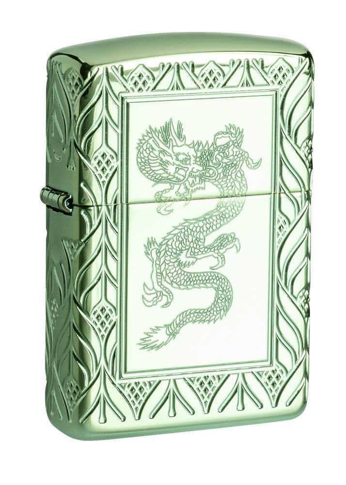 Zippo Tiger and Dragon Design Pocket Lighter, One Size