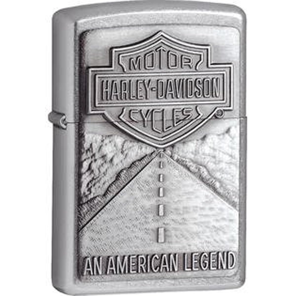 Personalized Zippo Harley-Davidson Windproof Oil Lighter Engraving - Christmas, Halloween & Valentines Day Gift (Black Ice)