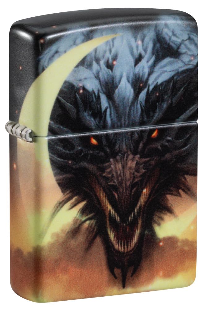 Zippo Dragon Fusion Design 540 Tumbled Brass Pocket Lighter