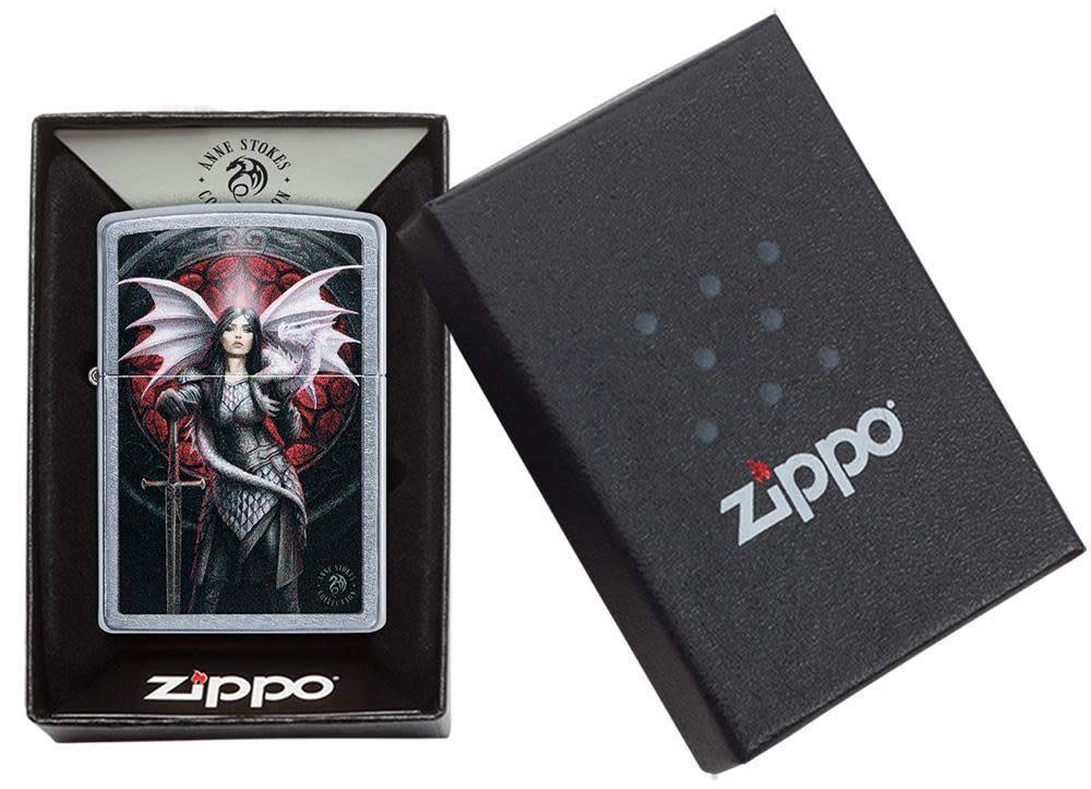 Zippo Armor High Polish Green Elegant Dragon Pocket Lighter, One Size