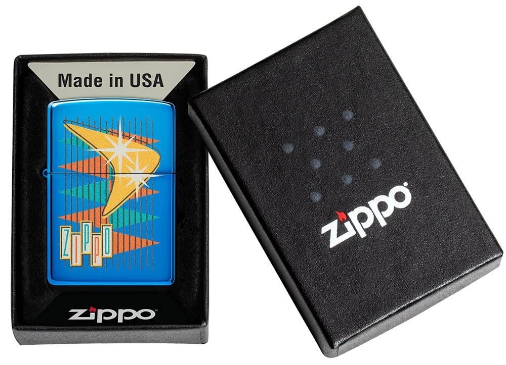 Personalized American Classic Elegant Design Lighter Zippo - Free Engraving - Christmas, Halloween & Valentines Day Gift (Gold HP)