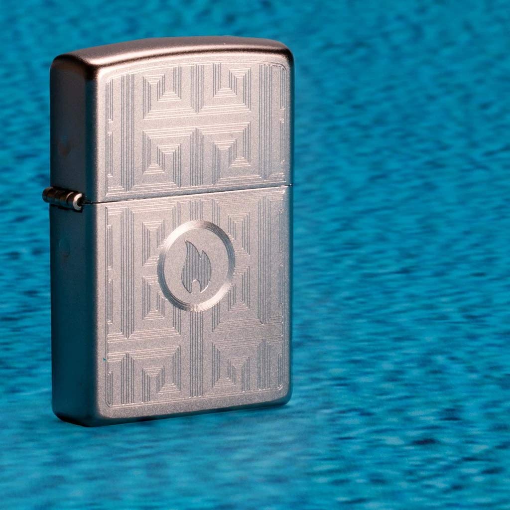 Personalized American Classic Elegant Design Lighter Zippo - Free Engraving - Christmas, Halloween & Valentines Day Gift (Gold HP)