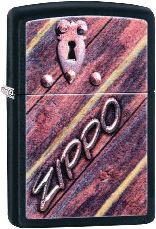 Personalized American Classic Elegant Design Lighter Zippo - Free Engraving - Christmas, Halloween & Valentines Day Gift (Gold HP)