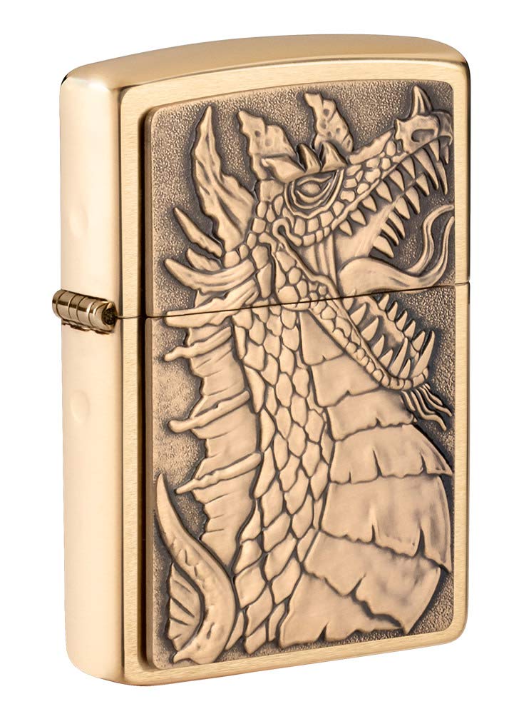 Zippo Tiger and Dragon Design Pocket Lighter, One Size