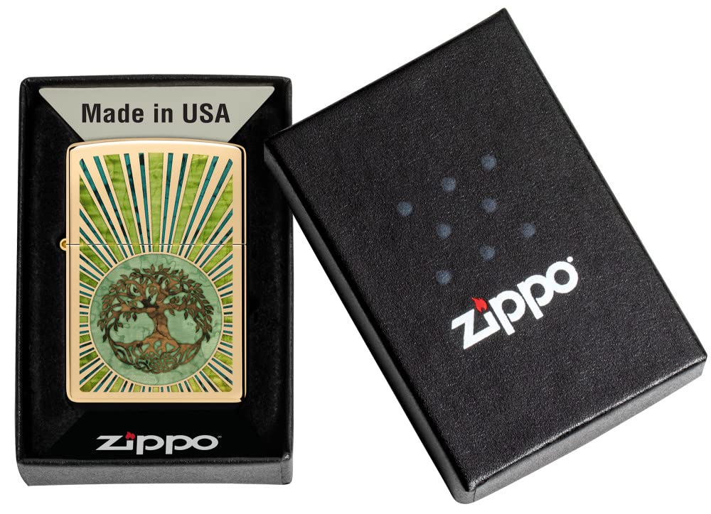 Zippo Armor Tree of Life Design Pocket Lighter