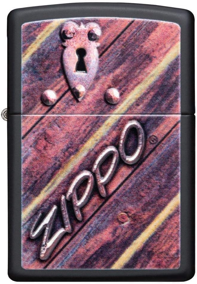 Personalized American Classic Elegant Design Lighter Zippo - Free Engraving - Christmas, Halloween & Valentines Day Gift (Gold HP)