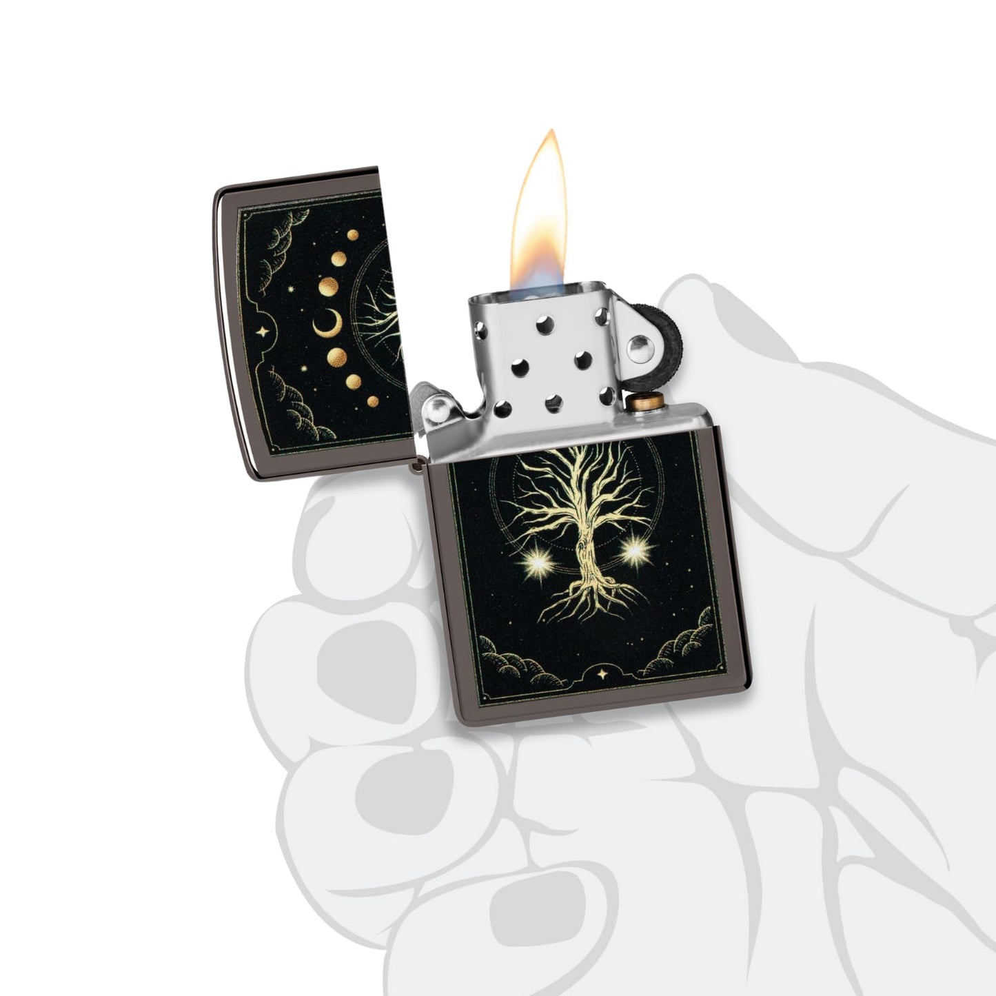 Zippo Armor Tree of Life Design Pocket Lighter