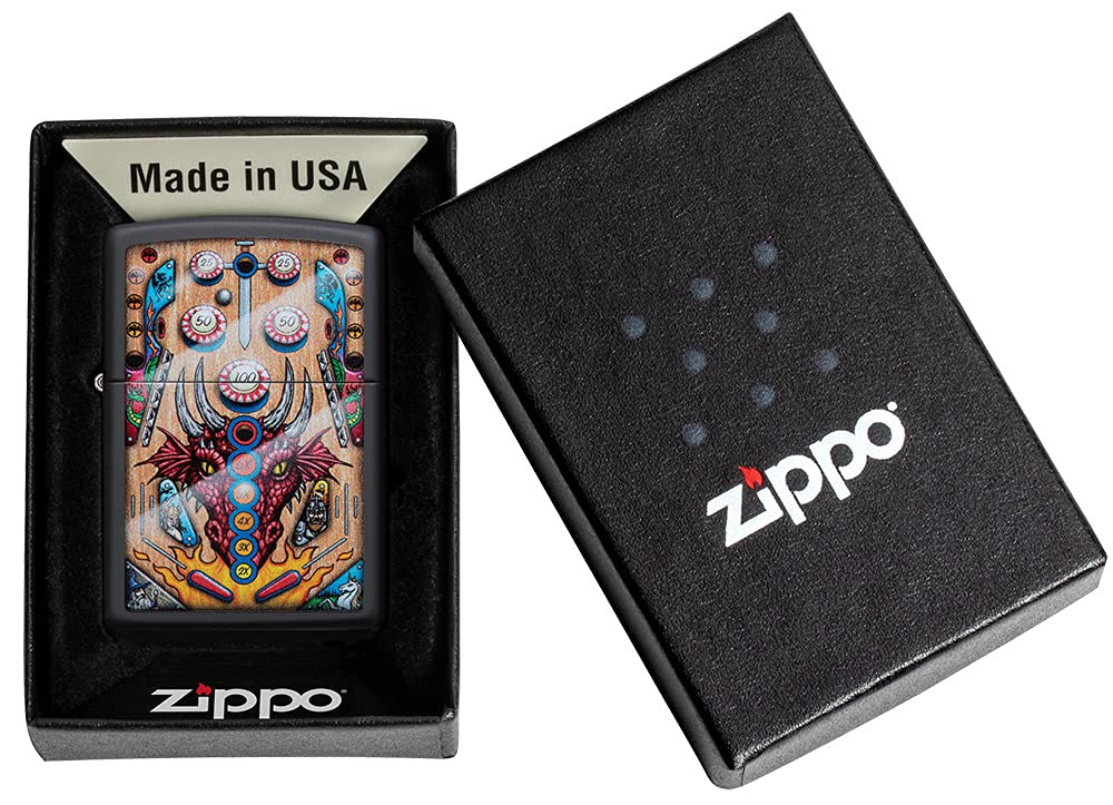 Zippo Armor High Polish Green Elegant Dragon Pocket Lighter, One Size