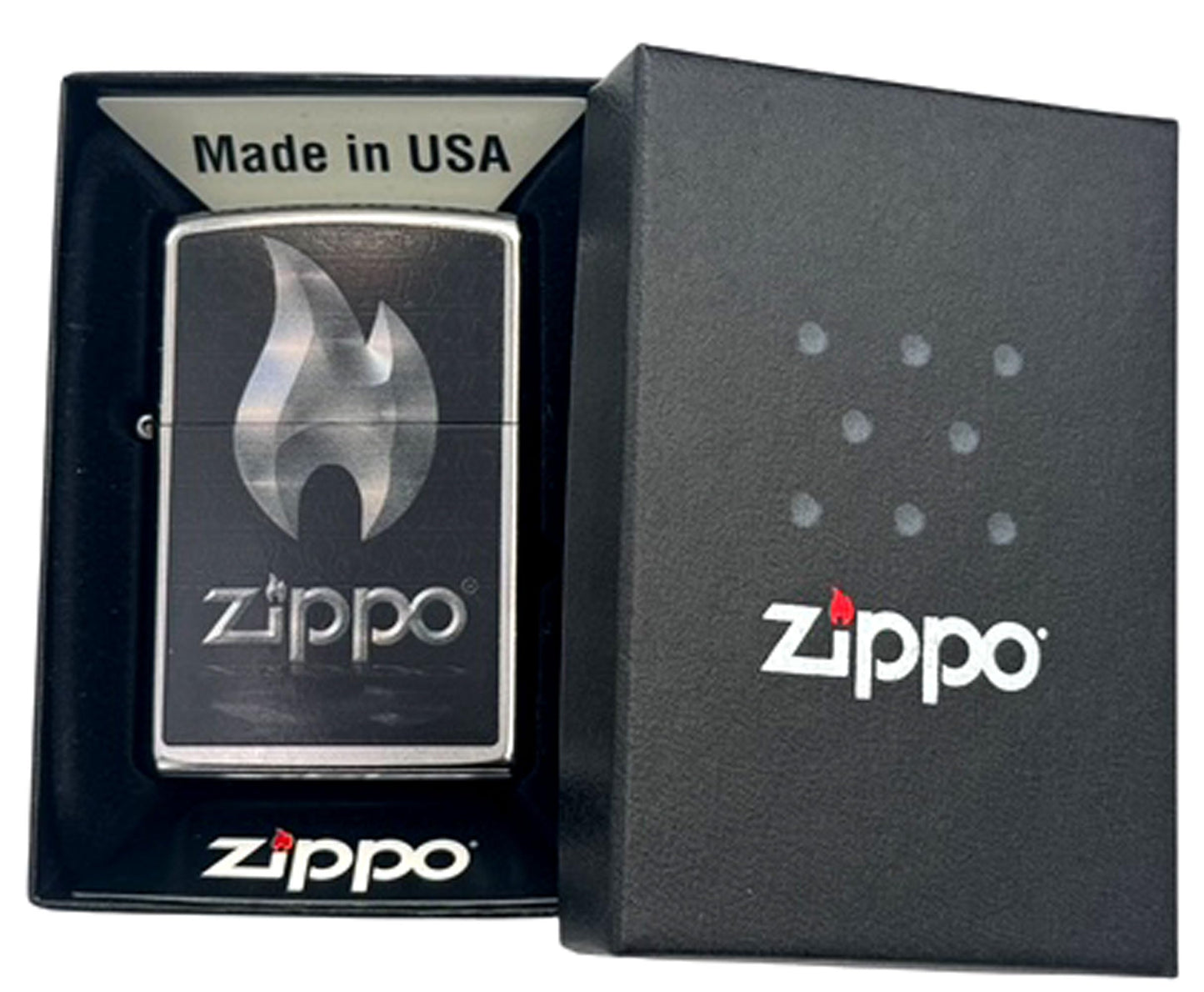 Personalized American Classic Elegant Design Lighter Zippo - Free Engraving - Christmas, Halloween & Valentines Day Gift (Gold HP)