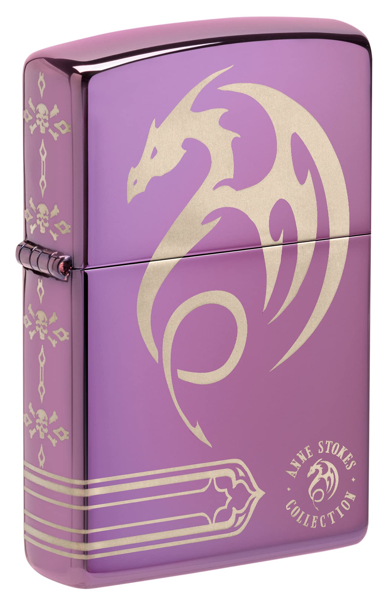 Zippo Tiger and Dragon Design Pocket Lighter, One Size
