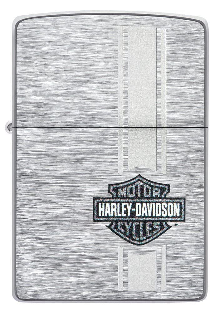 Personalized Zippo Harley-Davidson Windproof Oil Lighter Engraving - Christmas, Halloween & Valentines Day Gift (Black Ice)