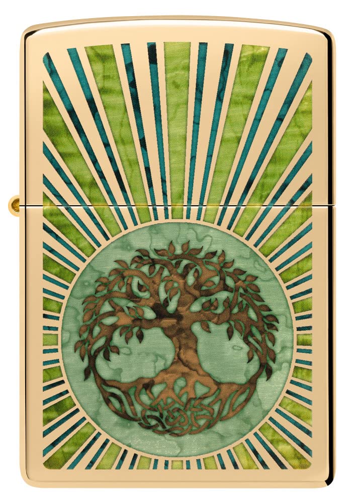 Zippo Armor Tree of Life Design Pocket Lighter