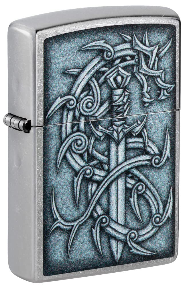 Zippo Tiger and Dragon Design Pocket Lighter, One Size