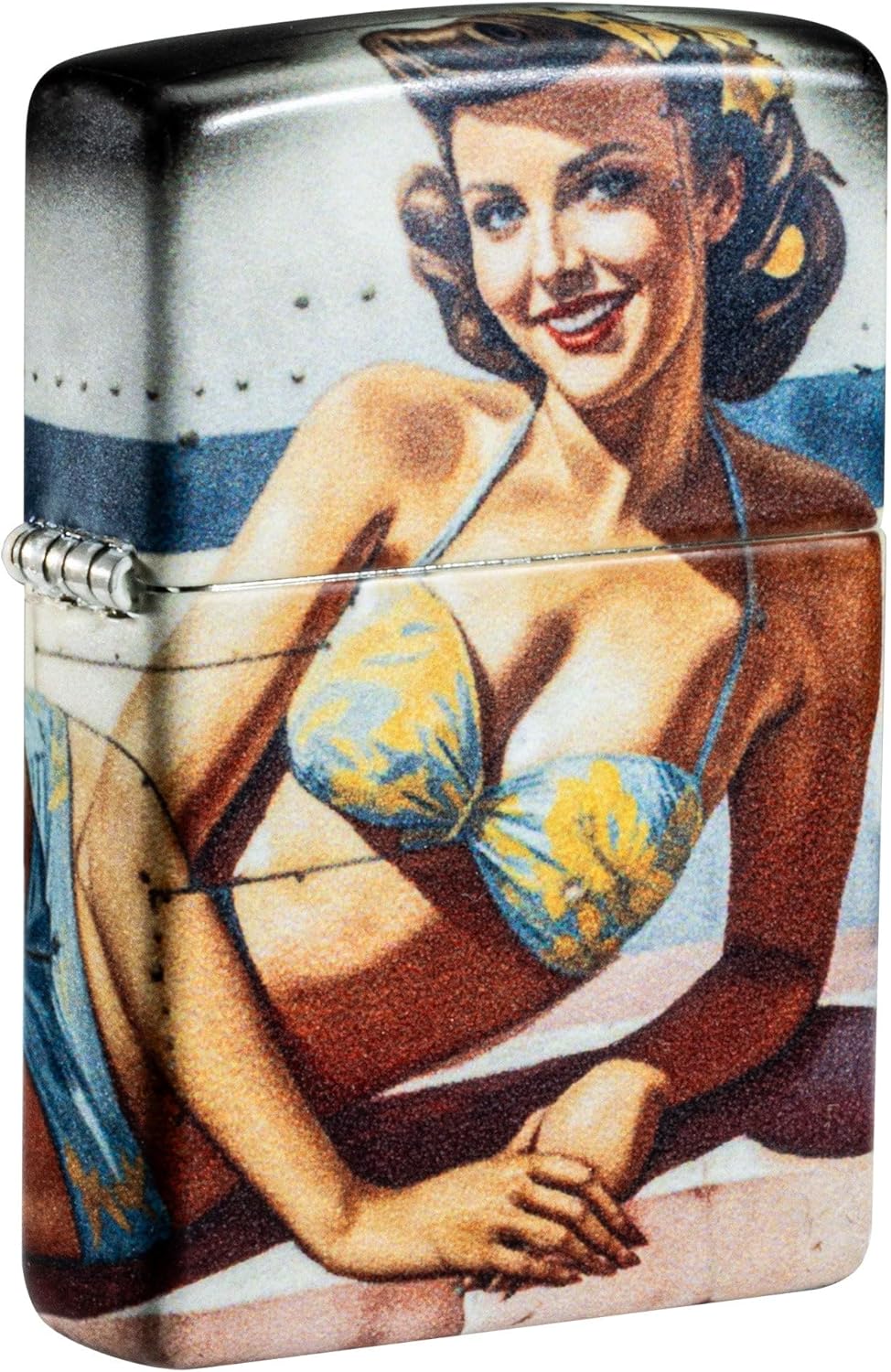 Zippo Lighter: Nose Art Pin-up Girl - 540 Color 81689