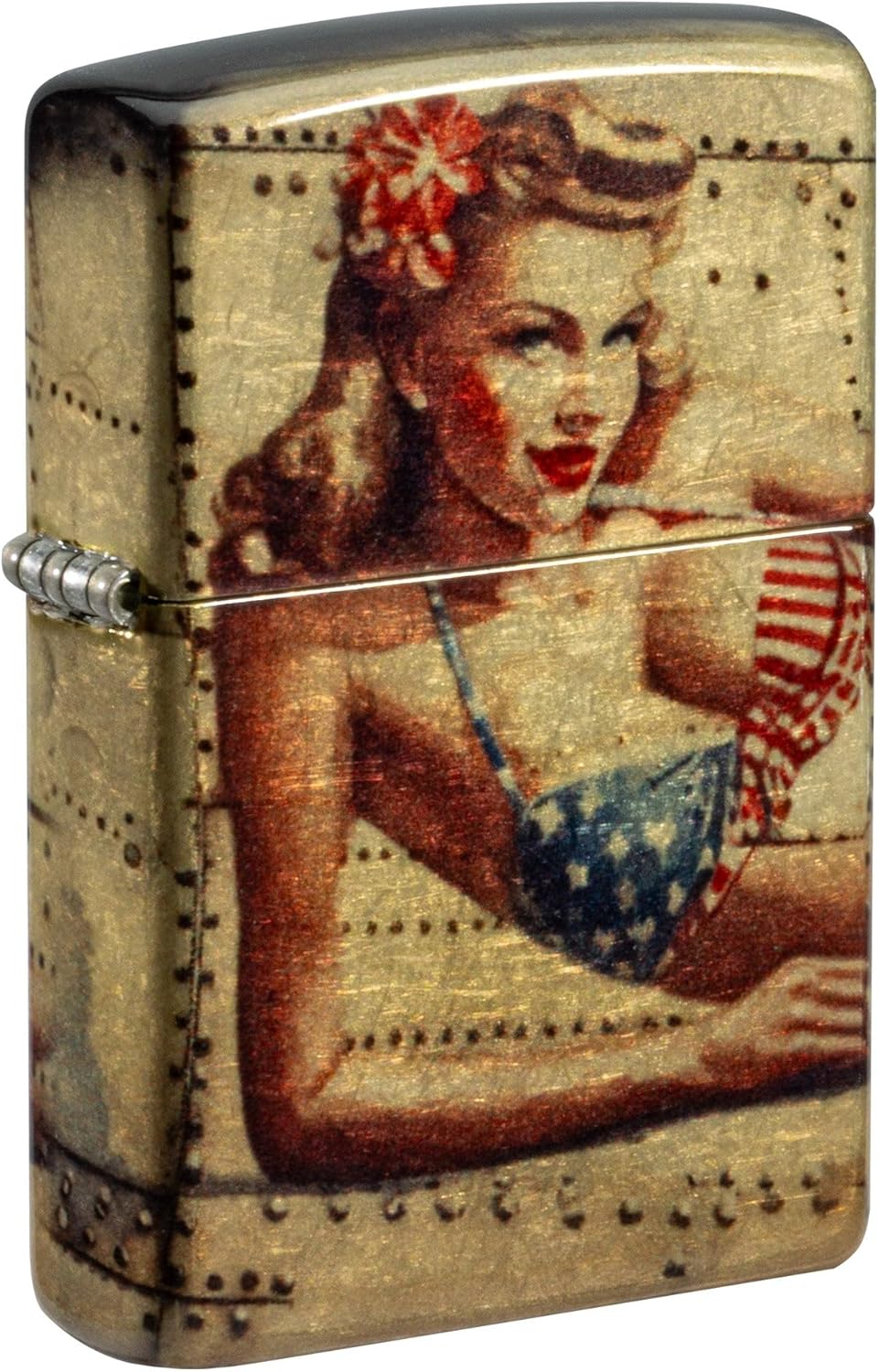 Zippo Lighter: Nose Art Pin-up Girl - 540 Fusion 81687