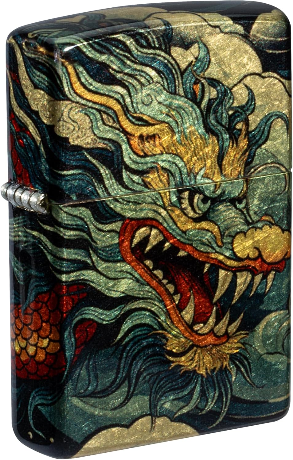 Zippo Dragon Fusion Design 540 Tumbled Brass Pocket Lighter