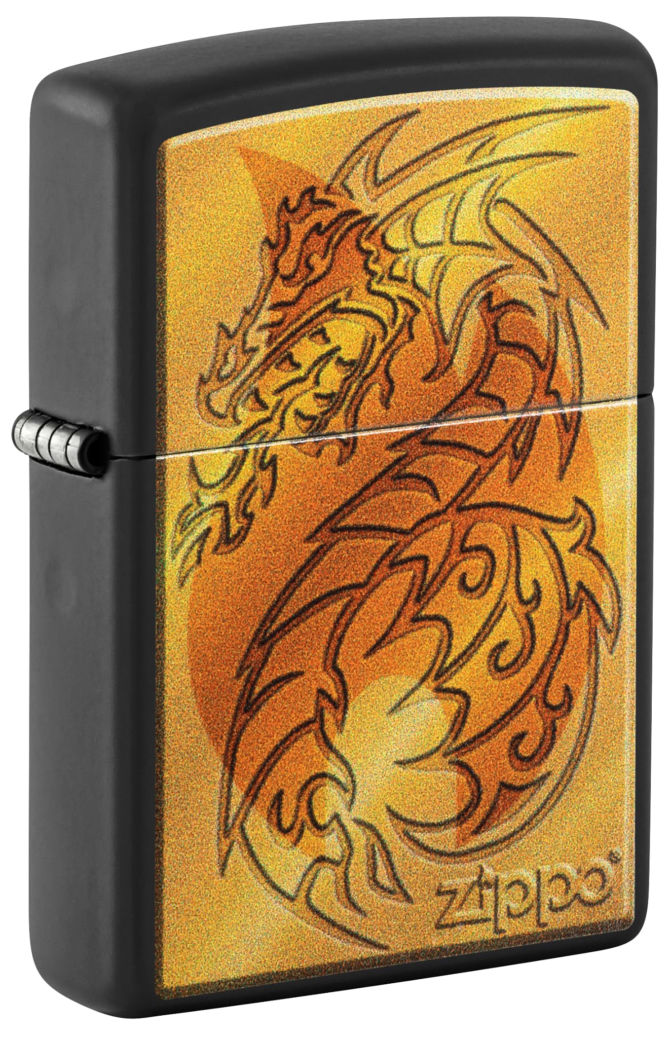 Zippo Tiger and Dragon Design Pocket Lighter, One Size