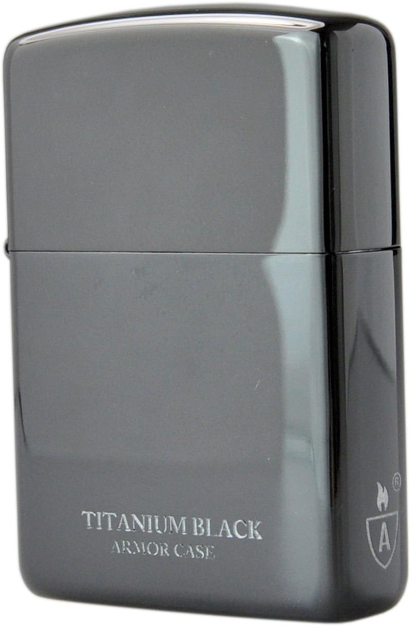 Zippo Lighter Black Titanium Coating 16-BKTT
