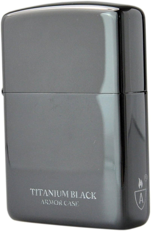Zippo Lighter Black Titanium Coating 16-BKTT