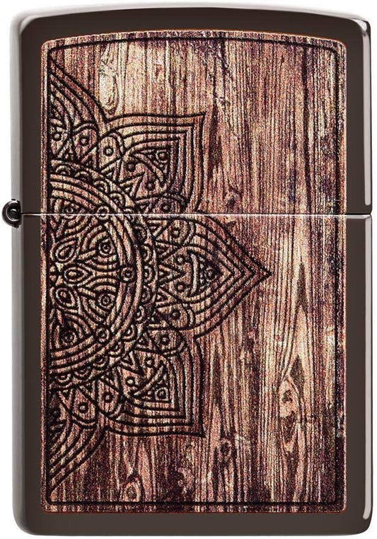 Personalized American Classic Elegant Design Lighter Zippo - Free Engraving - Christmas, Halloween & Valentines Day Gift (Gold HP)