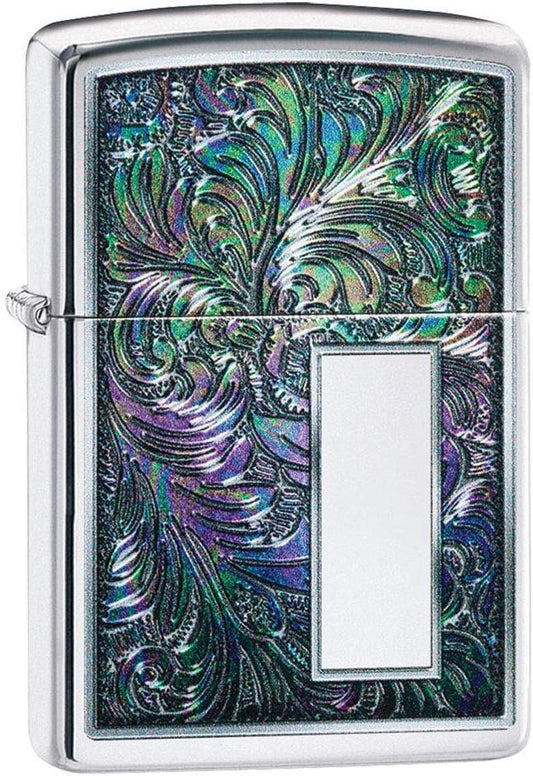 Personalized ZIPPO Lighter Colorful Venetian Design - Free Engraving (49139) - Christmas, Halloween & Valentines Day Gift