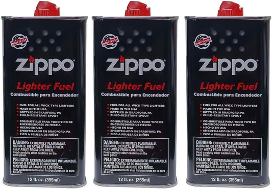 Zippo Lighter Fluid, 12-Ounces, 3-Pack