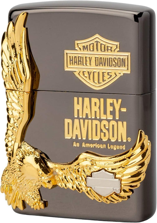 Zippo Oil Lighter Harley Davidson Japan Model HDP-14