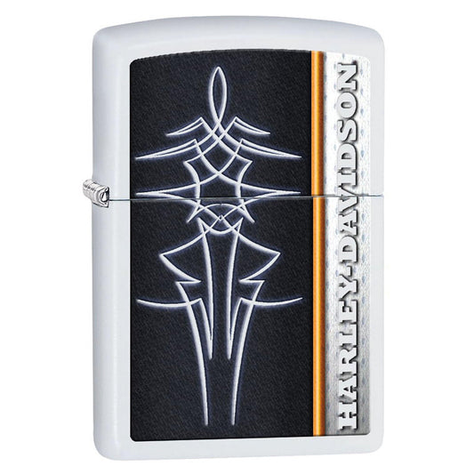 Personalized Zippo Harley-Davidson Windproof Oil Lighter Engraving - Christmas, Halloween & Valentines Day Gift (Black Ice)