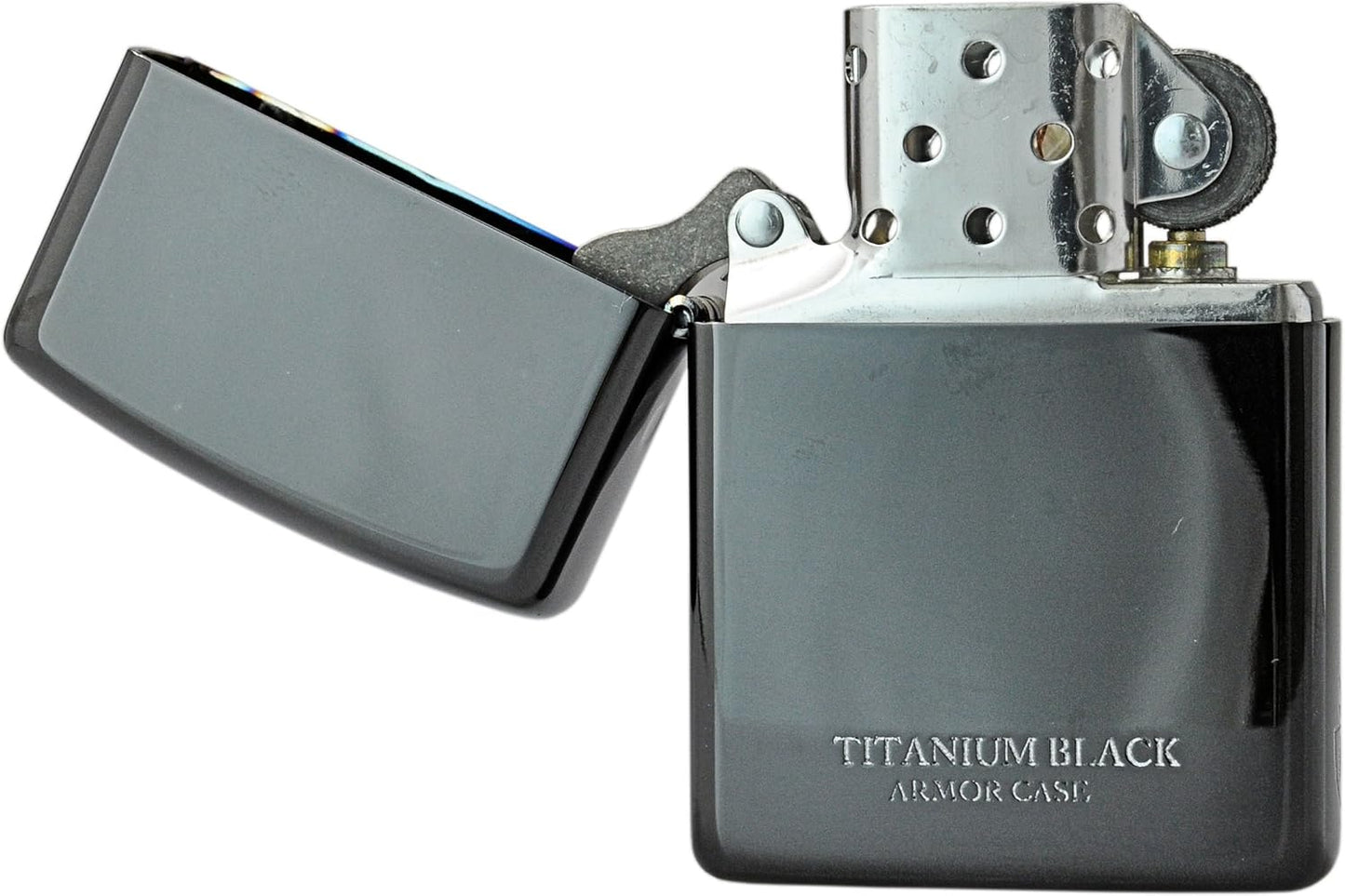 Zippo Lighter Black Titanium Coating 16-BKTT